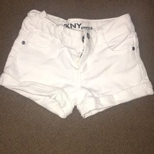 Girls Dkny Hipster Cuffed Shorts